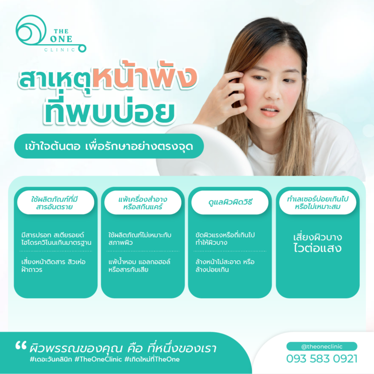 หน้าพัง สาเหตุ